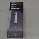 Bonsenkitchen Rechargeable Milk Frother with Stand, 3-Speed Handheld Coffee Frother, Dual Spring Whisk Electric Hand Frother Wand Drink Mixer for Matcha Lattes Cappuccino, Kitchen Gifts