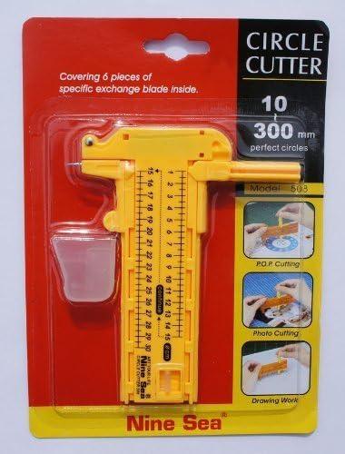 Perfect Circles 10-300mm- Circle Cutter + Get 6 Free Blades & 3 Leads