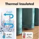 MIULEE 2 Panels Blackout Velvet Curtains Solid Soft Grommet Teal Curtain Thermal Insulated Soundproof Room Darkening Black Out Curtains/Drapes/Panels for Living Room Bedroom 52 x 108 Inch