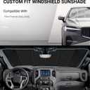 Pigenius Windshield Sun Shade for Ford Transit 2015-2026, Reversible Silver/Black