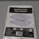 UNILIBRA 2 Pack Waterproof Pillow Protector Quilted Queen Size(21"X30") (Queen Pillow Protector)