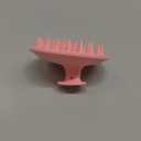 Silicone Scalp Massager Shampoo Brush, Scalp Brush for Hair Growth & Dandruff Removal, Hair Scrubber Scalp Stimulator Exfoliator Brush with Soft Bristles for Wet Dry Scalp Care (Pink)