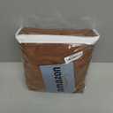 Rustic Brown Linen Curtains 84 Inch Length 2 Panels Set for Living Room Rod Pocket Back Tab Light Filtering Window Drapes for Bedroom Dining Room Protect Privacy Modern Farmhouse Decor 52x84