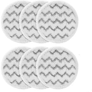Steam Mop PadsCompatible For SharkS6002UK S7201UK S8201UK, Steam Scrub All-in-One Cleaning Pads(Grayish white 6pcs)