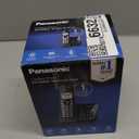 Panasonic Cordless Phone with Answering Machine, Advanced Call Block, Bilingual Caller ID and High-Contrast Display, Expandable System with 1 Handset Cordless Telephone - KX-TGD830M (Metallic Black)