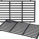 X Home 7637 Grill Grates Replacement for Weber Spirit E/S210 (2013), Spirit II E/S-210 (Front-mounted Control) Gas Grill Replacement Parts, 17.5 x 10.2 Inch, 2-Pack