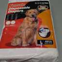 Dono Dog Diapers Female Large Breed-48PCS, Disposable Female Dog Period Diapers for Heart with Wetness Indicator, Super Absorbent Doggie Puppy Diapers Female for Small Medium Large Dogs