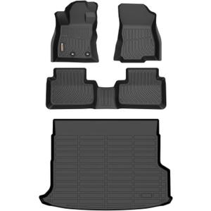 Floor Mats & Cargo Liner for 2025 2026 Subaru Forester Hybrid, 28"L x 20"W x 6"Th