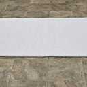 Garland Rug Queen Cotton White 30" x 50" Ultra Soft, Plush, Highly Absorbent, Machine Washable Shower & Bathroom Floor Towel, Non-Slip, Quick-Dry,