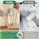 4 x 3 PCS Cactus Peeler, Stainless Steel Cactus Peeler Spoon Long Handle with Hole, Multi-Function Pelador De Nopales, Cutting Knife for Cooking Cactus Noodle, Kitchen Gadget Accessories