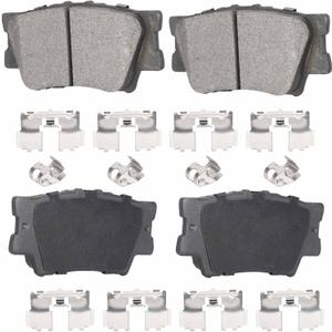 Rear Ceramic Brake Pads Set Fit for Toyota Camry 2007-2023 Avalon 2008-2018 RAV4 2011-2018 Lexus ES300h 2013-2018 -4pcs