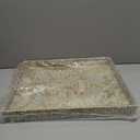 Spsyrine Serving Tray with Handles, Plastic Decorative Tray for Coffee Table, Living Room, Home Decor, Dianthus