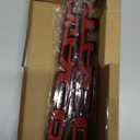 Emblem Overlays 6Pcs Compatible with 2016-2023 ABS Plastic Badge Emblems Overlay 0429 with Strong Adhesive Matte Black