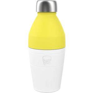 KeepCup Water Bottle, Reusable Insulated Stainless Steel Dual Opening with Leakproof Steel Cap, 18oz/530ml - Solo