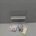 Magnetic Acrylic Dry Erase Board for Fridge, to Do List White Board with Sliding Buttons, 12"X10" Clear Chore Chart for Adults, Reusable Refrigerator Whiteboard Includes 5 Markers