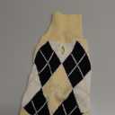 KOOLTAIL Small Dog Sweater - Knit Turtleneck Cold Weather Pullover for Medium Large Dogs, Soft Diamond Plaid Knitwear Winter Warm Clothes, Pet Coat Puppy Sweater for Girls Boys S