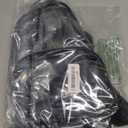 Clear Handbag, Transparent Handbag Large Capacity Cold Proof PVC Clear Tote Bag Multifunction Storage Bag for Outdoors Hiking Travel Shopping (Black)