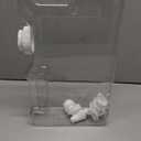 Refrigerator Water Dispenser 1.1 Gallon Bottle with Spigot - BPA Free Plastic Slim Water Jug with Spout Leak Proof | Refillable Fridge Water Container, Convenient Handles (Clear)