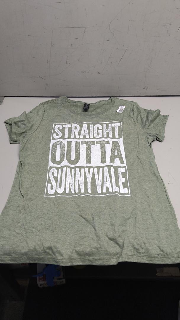 Straight Outta Sunnyvale T-Shirt California Shirt T-Shirt, M