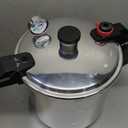 T-fal Pressure Cooker Aluminum Pressure Canner, 22 Quart, 3 PSI Settings, Cookware, Pots and Pans, Large Capacity, Cooling Racks, Recipe Booket, Canning Vegetables, Meats, Poultry, Seafood, Silver (22 Quarts)