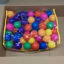 Ball Pit Balls Phthalate Free BPA Free Crush Proof Plastic - 7 Bright Colors in Reusable Play Toys for Kids with Storage Bag