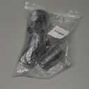 3pcs Horse Hair Brush Vacuum Attachments, 1.25'' Black Round Dust Brush Replacement with 1-1/4'' to 1-3/8'' Hose Adapter Tool for Hard-to-Reach Areas, Most Vacuum Cleaners Accessories