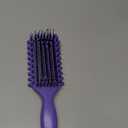 Curl Defining Brush for Curly Hair  Detangling & Styling Brush with Wide Tooth Design, Soft Bristles Reduce Frizz, Shape Curls & Waves for Women and Men, Wet & Dry Use (Purple)