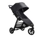 Baby Jogger City Mini GT2 All-Terrain Stroller Black Complete with Adjustable Handlebar Hand-Operated Parking Brake and car seat Adapter