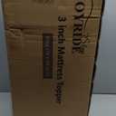 COONP King Mattress Topper, Extra Thick Pillowtop, Cooling Plush Mattress Pad Cover Cotton Top Bed Topper Protector with 8-21 Inch Deep Pocket (White)