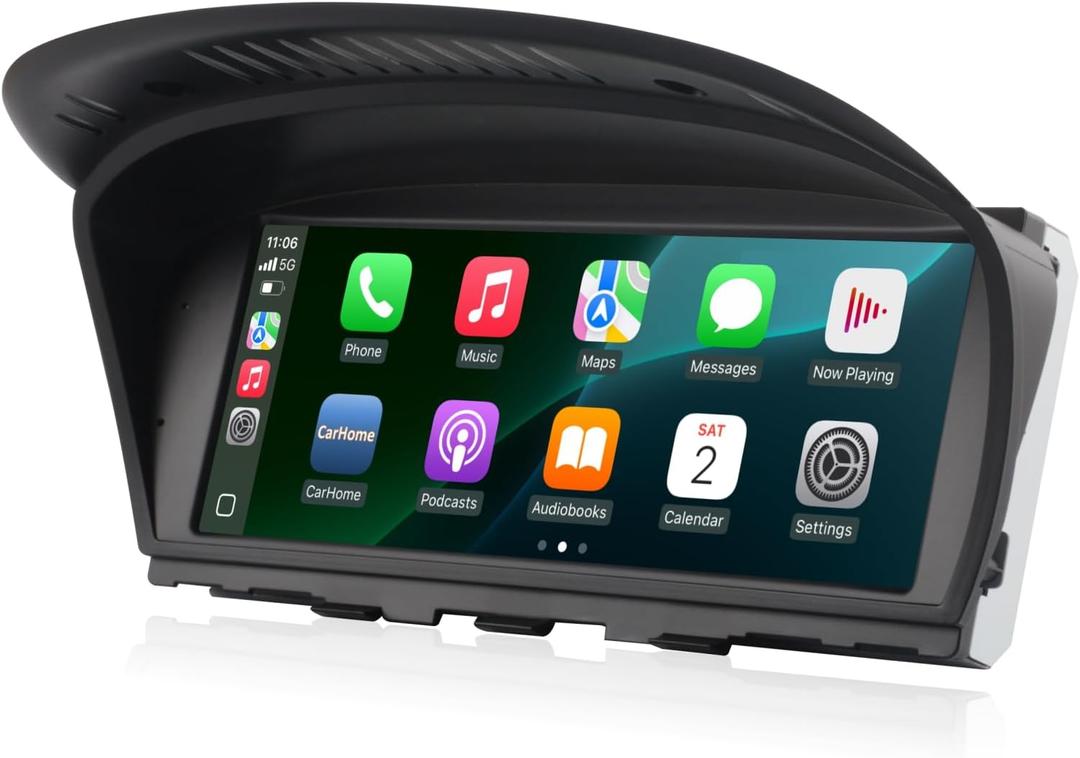 Car Stereo for BMW E60 E90 E92 Radio with CarPlay Android Auto Upgrade CCC idrive System Screen for E61/E63/E64/E91/E93(2003-2008)