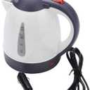 12V Car Kettle & Water Heater - Battery Powered Coffee Maker with Auto Shut-Off, Portable Electric Kettle for Truck RV Travel, Fast Boiling 12V Car Kettle Water Boiler for Tea/Coffee