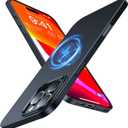 TORRAS Magnetic SlimFit for iPhone 16 Pro Max Case 6.9 inch, UltraThin 16 ProMax Phone Case Compatible with MagSafe, Light AntiScratch Matte Hard PC Bayer OriginFit, Black