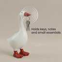 Desk Goose 7 inch, Mini Desktop Goose Statue Decor for Living Room Bedroom Bookshelf Coffe Table and Office Display