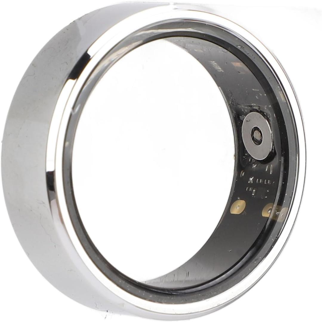 Smart Ring Health, R6 Bluetooth Activity & Fitness Ring for Women Men, IP68 Wearable Sleep Tracking Ring Built in Pedometer for Android for iOS (NO. 8)