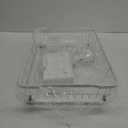 MOUKABAL Dish Drying Rack, Dish Rack, Large Dish Racks for Kitchen Counter, Drying Rack Kitchen with Removable Utensil Holder, Drainboard 16.9" x 12.9" x 5.9"(White)