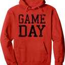 Vintage Game Day Game Day Sports Fan Pullover Hoodie, S