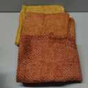 MIULEE Pack of 4 Orange/Yellow Couch Throw Pillow Covers 20x20 Inch Halloween Soft Decorative Chenille Pillows Farmhouse Accent Cushions for Boho Home Decor Spring Sofa Bedroom Living Room