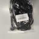 Bungee Cords with Hooks  12 Inch Elastic Tie Down Straps with Carabiner, 4 Ball Bungee Cords 8 Inch, Max Load 78 lbs for Car Trunk, Camping Gear, Bike Cargo, Garage Tools & Outdoor Storage Black