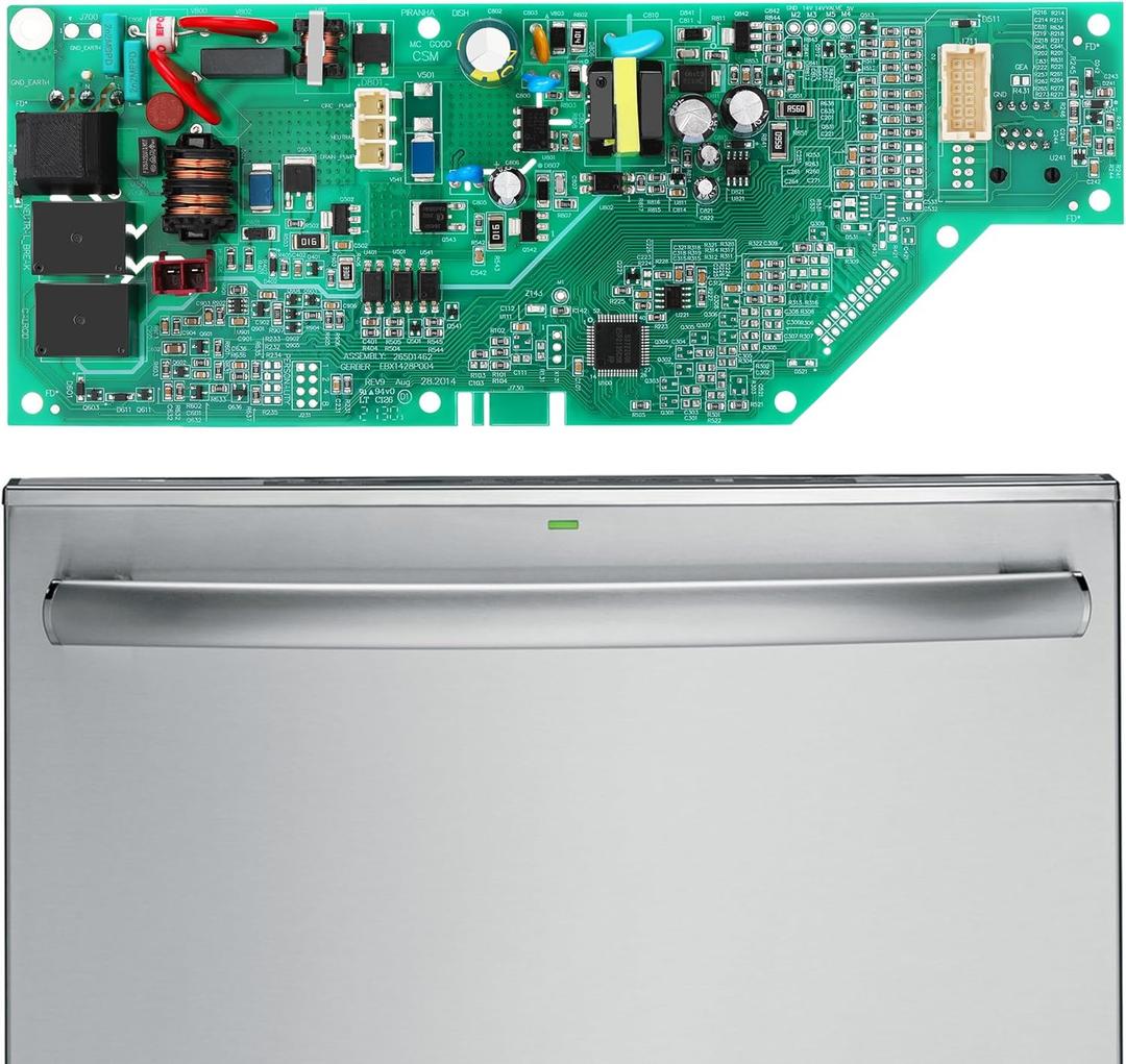 Upgraded Replacement Dishwasher Electronic Main Control Board Compatible with GE Appliances Dishwasher Service Machine Control, Compatible with WD21X24901, High-Quality Standards