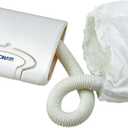 Conair Bonnet Hair Dryer, Soft Portable Bonnet Style Hair Dryer (1 Count (Pack of 1), White)