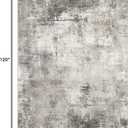 BEIMO Area Rugs 8x10 Machine Washable Rug for Bedroom Living Room Dining Room, Large Modern Abstract Soft Rugs, Indoor Low Pile Carpet with Non Slip Rubber Backing, Abstract Gray