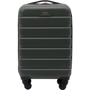 Wrangler 22" Hardside Spinner Carry-On Luggage, Deep Depth