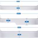 240338001 (TOP) 240337901 (MIDDLE) and 240338101 (BOTTOM) Door Shelf Bin racks Compatible with Frigidaire or Kenmore Refrigerator