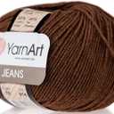 55% Cotton 45% Acrylic YarnArt Jeans Sport Yarn 1 Skein/Ball 50 gr 174 yds (70)