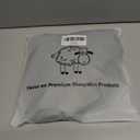 Square Fur Sheepskin Chair Cover Seat Cushion Pad Super Soft Area Rugs (Military Green, Round 16.5" (Pack of 1))