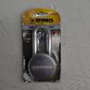 BRINKS Heavy Duty Padlock with Key, 64 mm Commercial Solid Steel with Boron Shackle for Secure Entry, Keyed Padlocks