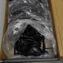 INCLY 176PCS Extra Thick Pegboard Hooks, 1/4" Heavy Duty Black Metal Peg Board Hooks Assortment with Peg Locks Pegboard Accessories Kit for Garage Wall Organizer Hanging Tools