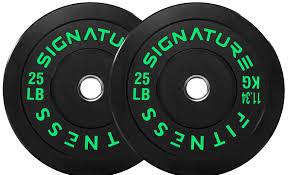 AMGYM 2 Inch Bumper Plates10-500lbsBarbell Rubber Olympic Weight Plates Set for Home Gym, Strength Training & Weight Lifting, Multiple Options Colors