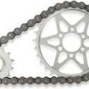 Drive Sprocket Chain Kit, PSLER Chain Drive 420 Chain Conversion Kit 30 Front 13 Rear Tooth Gear Drive Sprocket Kit Compatible with Sur Ron Light Bee X S Segway X160 260 Dirt Bike