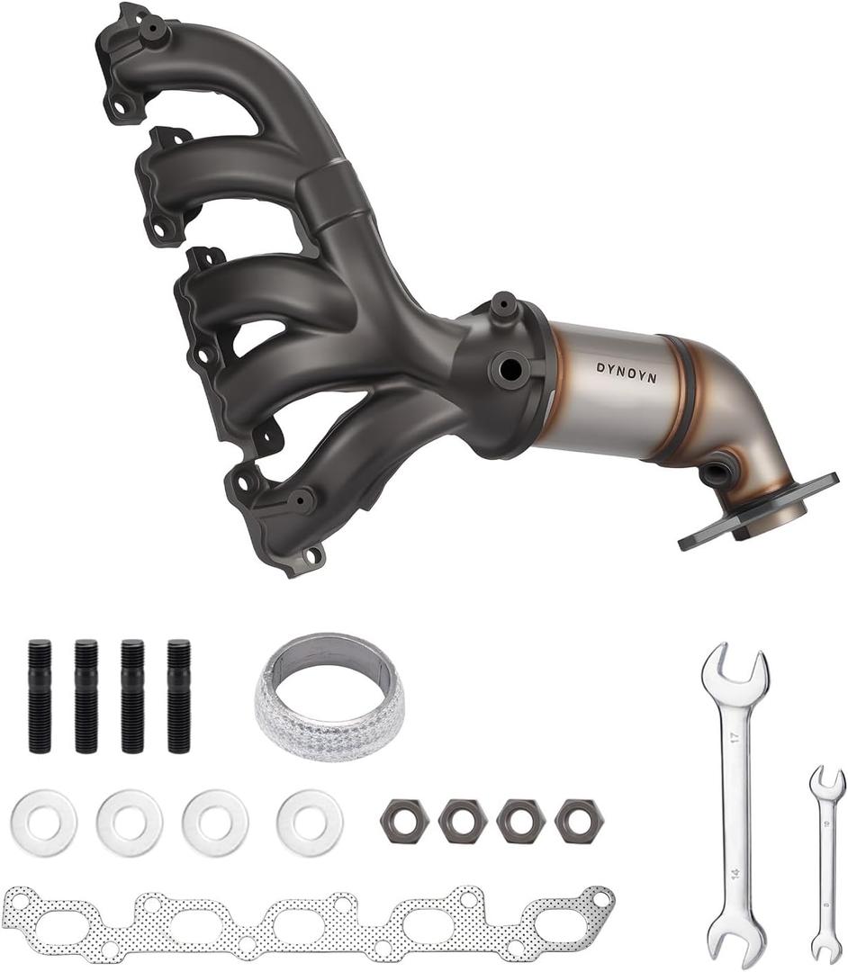 Front Exhaust Manifold Catalytic Converter Kit Fit For Chevy Colorado 2007-2012 L5 & GMC Canyon 2007-2012 & Hummer H3 2007-2008 & Isuzu i-370 2007-2008 3.7L 641338, 19280